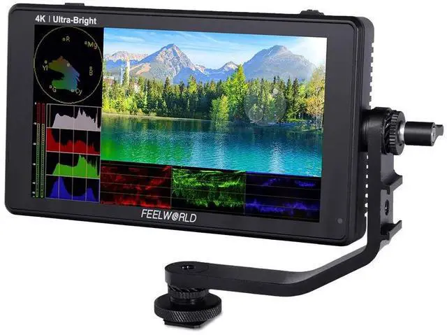 Main image of FEELWORLD LUT6S 6 Inch SDI 2600nits HDR 3D LUT Touch Screen DSLR Camera Field Monitor with Waveform VectorScope Histogram 3G SDI 4K HDMI Input Output 1920X1080 IPS Panel