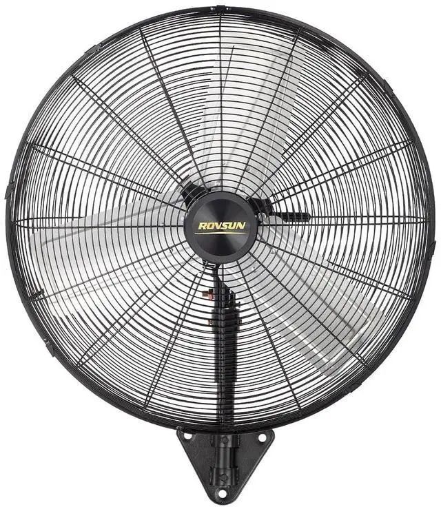 Main image of ROVSUN 20" Wall Mounted Fan, High Velocity Industrial Wall Fan, Max 4710 CFM and Wide Angle Oscillating, Commercial Ventilation Use, Suit for Garage, Shop, Greenhouse, Gym