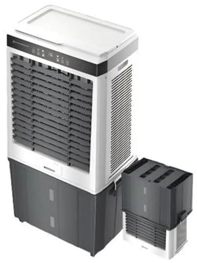 Main image of 45" Large Swamp Cooler,5100 CFM Evaporative Air Cooler,16.5 Gal Water Tank Portable Air Cooler