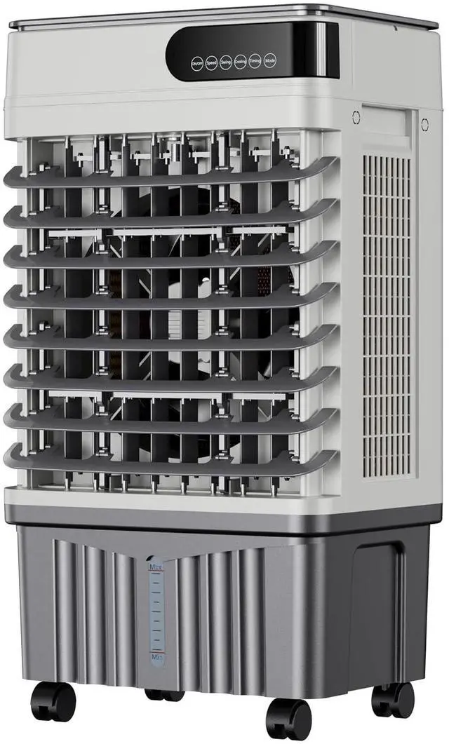 Main image of 1850CFM Swamp Cooler,Evaporative Air Cooler with 5.5-Gal Water Tank,4 Ice Packs,Evaporative Cooler for Outdoor Patio Garage Commercial Industrial Use (31IN)