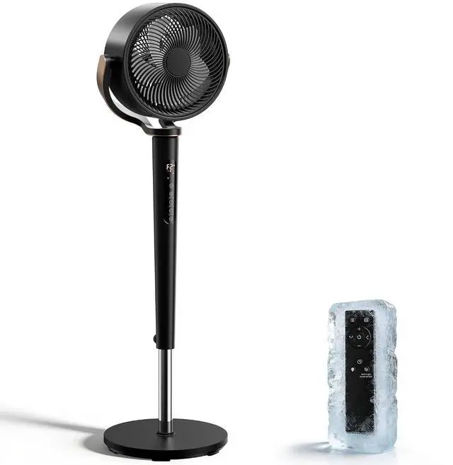 Main image of Pedestal Fan for Bedroom,120°+120°Omnidirectional Oscillating Standing Fan,Quiet Floor Fan with DC Motor