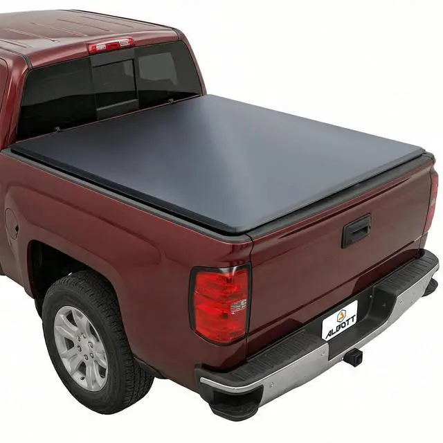Main image of Albott 5.8 FT Soft Roll Up Truck Bed Tonneau Cover for 20072026 Chevy Silverado/GMC Sierra 1500 Tonneau Cover for Trucks, Fits Fleetside Bed, No UtiliTrack, Not for CarbonPro