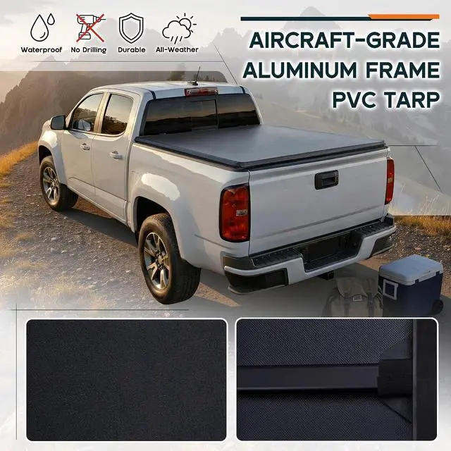 Alt view image 4 of 7 - Albott 8 FT Soft Roll-Up Truck Bed Tonneau Cover for 20022018 Dodge Ram 1500, 20032026 Ram 2500/3500, 20192026 Ram 1500 Classic, Fits Fleetside Bed, No RamBox