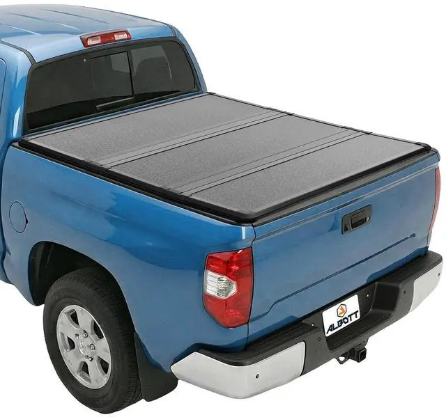 Main image of Albott 6.5 FT FRP Hard Tri-fold Truck Bed Tonneau Cover for 20142026 Toyota Tundra, Fits Fleetside Bed with or Without Deck Rail System