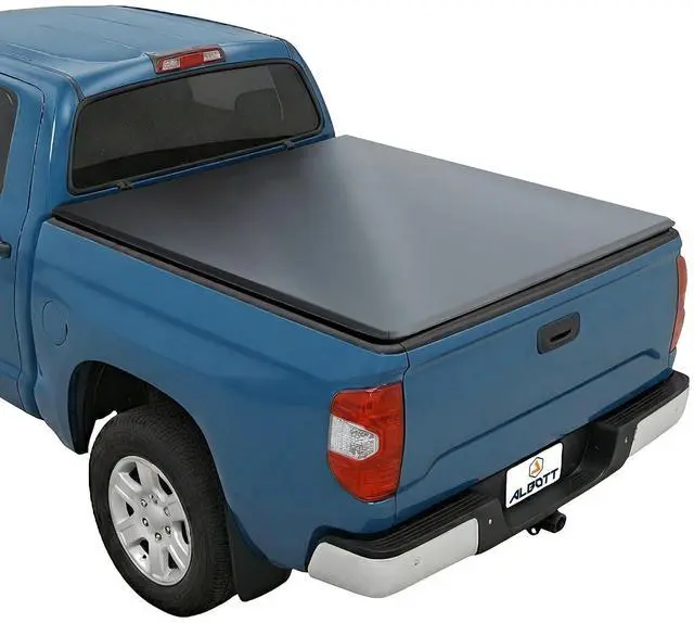Main image of Albott 6.5 FT Soft Tri-fold Truck Bed Tonneau Cover for 20072026 Toyota Tundra, Fits Fleetside Bed with or Without Deck Rail System