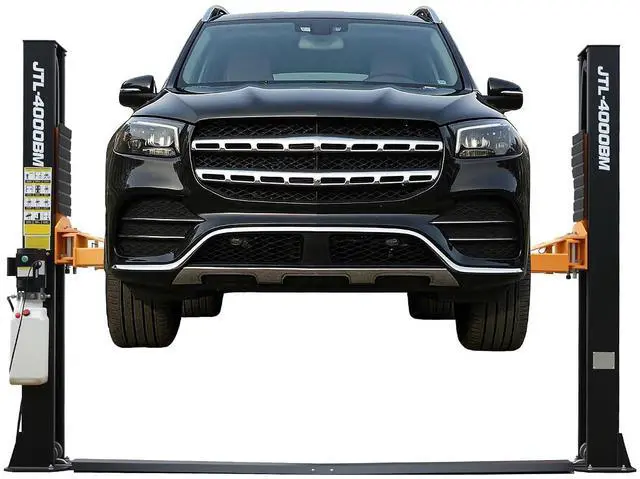 Main image of Albott 10000 lb 2 Post Car Lift, Hydraulic Vehicle Lift for Home Garage | 3+2 Adjustable Arms Dual-Point Safety Release Rubber Door Protectors 220 V 60 Hz Motor Sedan and Light Truck Support