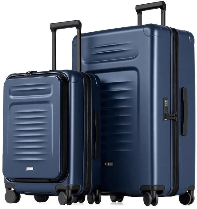 Main image of Luggage Sets Checked Suitcases - 2 Piece, Travel Carry on with Spinner Wheels, Expandable Hardside Large Suitcase with TSA Lock,20+29 Inch Blue