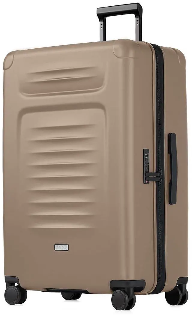 Main image of Checked Suitcases Luggage: Large Travel Luggage with Spinner Wheels Expandable Hardside Suitcases with TSA Lock,29 Inch Apricot