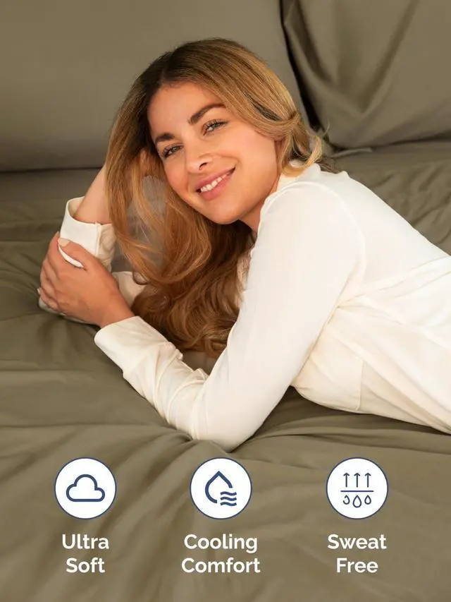 Alt view image 3 of 7 - Extra Deep Twin XL Fitted Sheet - College Dorm Bed Single Fitted Sheet Only w/Extra Deep Pockets - Ultra-Soft & Breathable - Easily Fits 18 to 24 inch Mattress - Wrinkle Free & Fade Resistant - Khaki