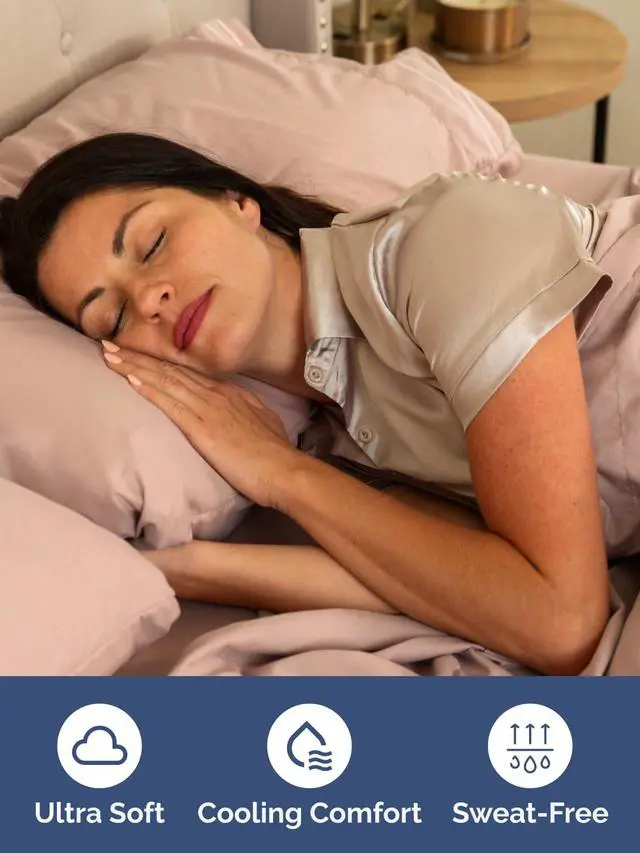 Alt view image 3 of 7 - Extra Deep Twin XL Fitted Sheet - College Dorm Bed Single Fitted Sheet Only w/Extra Deep Pockets - Ultra-Soft & Breathable - Easily Fits 18 to 24 inch Mattress - Wrinkle Free & Fade Resistant - Mauve