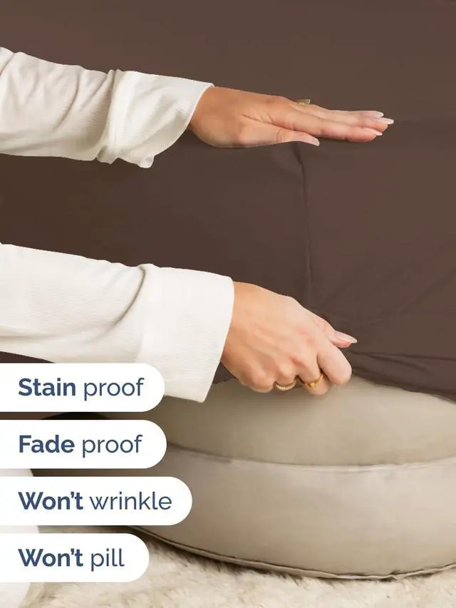Alt view image 4 of 7 - Extra Deep Twin XL Fitted Sheet - College Dorm Bed Single Fitted Sheet Only w/Extra Deep Pockets - Ultra-Soft & Breathable - Easily Fits 18 to 24 inch Mattress - Wrinkle Free & Fade Resistant - Brown