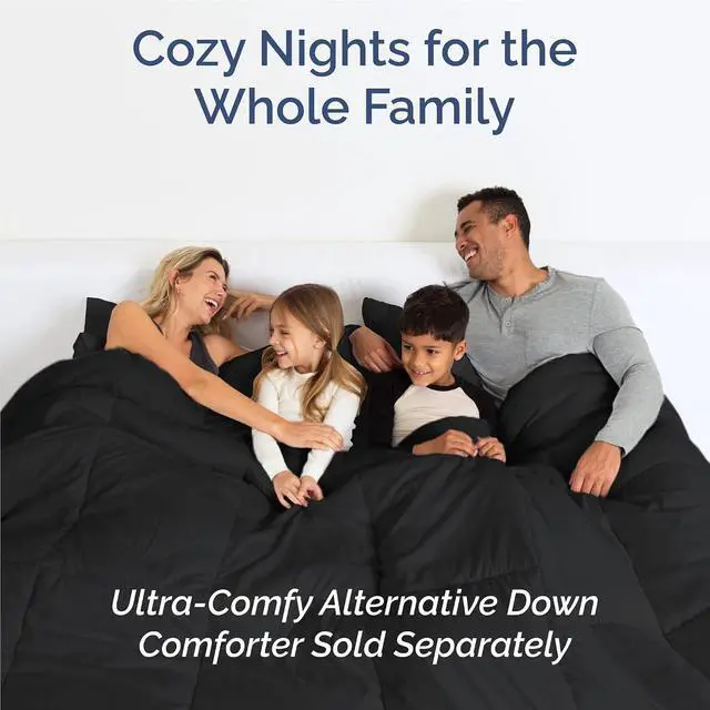 Alt view image 7 of 7 - Full 6 Piece Sheet Set - Comfy Breathable & Cooling - Ultra Soft Hotel Luxury Bedding Set with 8-16 Inch Deep Pockets - 1 Flat & 1 Fitted Sheet & 4 Pillowcases - Cozy, Wrinkle Free & Easy Care - Black