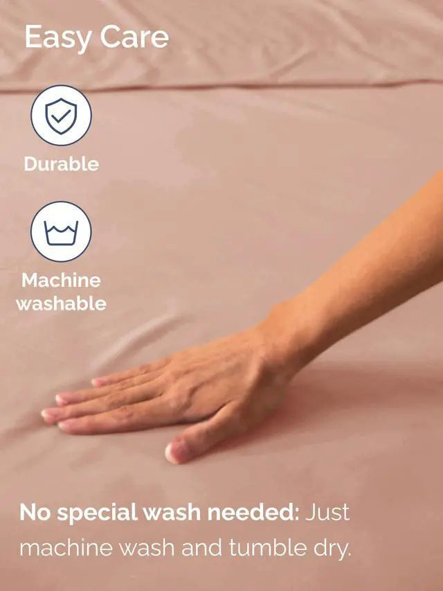 Alt view image 4 of 7 - Extra Deep Twin XL Fitted Sheet - College Dorm Bed Single Fitted Sheet Only w/Extra Deep Pockets - Ultra-Soft & Breathable - Easily Fits 18 to 24 inch Mattress - Wrinkle Free & Fade Resistant - Mauve