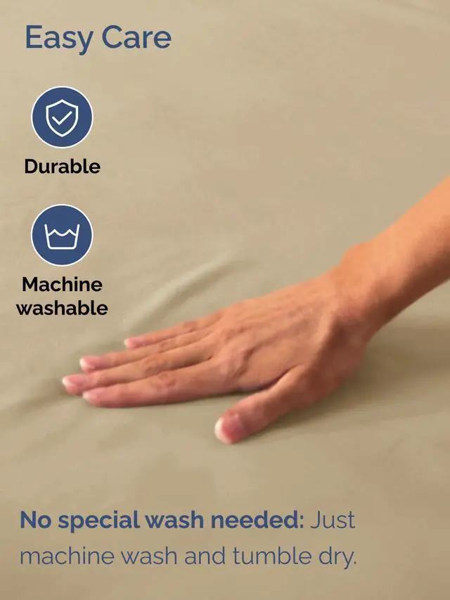 Alt view image 5 of 7 - Extra Deep Twin XL Fitted Sheet - College Dorm Bed Single Fitted Sheet Only w/Extra Deep Pockets - Ultra-Soft & Breathable - Easily Fits 18 to 24 inch Mattress - Wrinkle Free & Fade Resistant - Beige
