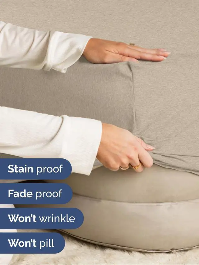Alt view image 4 of 7 - Extra Deep Full Fitted Sheet - Hotel Luxury Single Fitted Sheet Only - Easily Fits 18 inch to 24 inch Mattress - Ultra Soft, Wrinkle Free w/Extra Deep Pockets - Breathable & Comfy - Heathered Beige