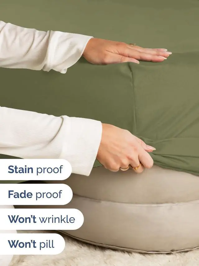 Alt view image 4 of 7 - Extra Deep Twin XL Fitted Sheet - College Dorm Bed Single Fitted Sheet Only w/Extra Deep Pockets - Ultra-Soft & Breathable - Easily Fits 18 to 24 inch Mattress - Wrinkle & Fade Resistant - Sage Green