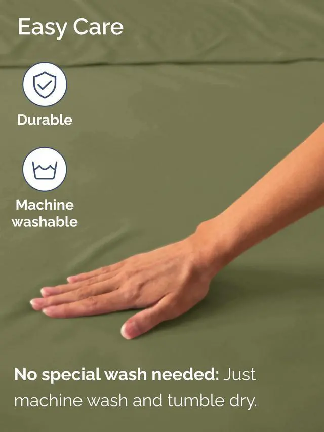 Alt view image 5 of 7 - Extra Deep Twin XL Fitted Sheet - College Dorm Bed Single Fitted Sheet Only w/Extra Deep Pockets - Ultra-Soft & Breathable - Easily Fits 18 to 24 inch Mattress - Wrinkle & Fade Resistant - Sage Green