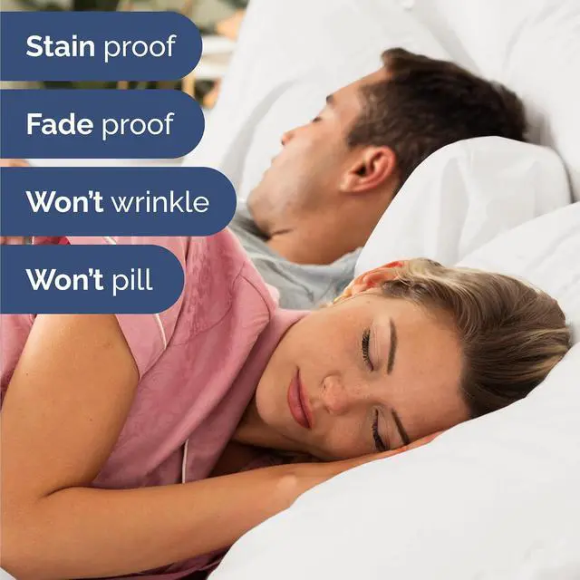 Alt view image 5 of 7 - Cal King 6 Piece Sheet Set - Comfy Breathable & Cooling - Soft Hotel Luxury Bedding Set with 8-16 Inch Deep Pockets - 1 Flat & 1 Fitted Sheet & 4 Pillowcases - Wrinkle Free & Easy Care - Antique White