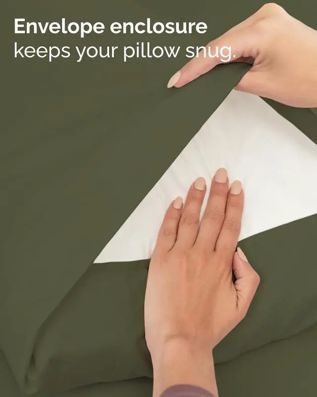 Alt view image 7 of 7 - Twin XL 4 Piece Sheet Set - Comfy Breathable & Cooling - Ultra Soft Hotel Luxury Bedding Set w/ 8-16 Inch Deep Pockets - 1 Flat & 1 Fitted Sheet & 2 Pillowcases - Wrinkle Free & Easy Care - Sage Green