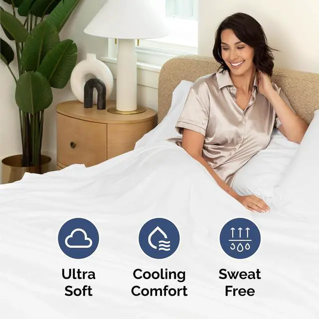 Alt view image 4 of 7 - Cal King 6 Piece Sheet Set - Comfy Breathable & Cooling - Ultra-Soft Hotel Luxury Bedding Set with 8-16 Inch Deep Pockets - 1 Flat & 1 Fitted Sheet & 4 Pillowcases - Wrinkle Free & Easy Care - White