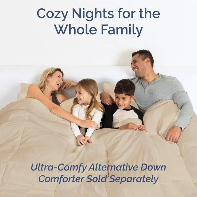 Alt view image 7 of 7 - King 6 Piece Sheet Set - Comfy Breathable & Cooling - Ultra Soft Hotel Luxury Bedding Set with 8-16 Inch Deep Pockets - 1 Flat & 1 Fitted Sheet & 4 Pillowcases - Cozy, Wrinkle Free & Easy Care - Cream