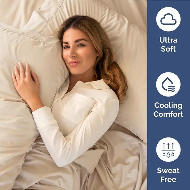 Alt view image 4 of 7 - Full 6 Piece Sheet Set - Comfy Breathable & Cooling - Ultra Soft Hotel Luxury Bedding Set with 8-16 Inch Deep Pockets - 1 Flat & 1 Fitted Sheet & 4 Pillowcases - Cozy, Wrinkle Free & Easy Care - Wheat