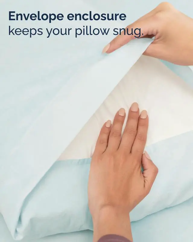 Alt view image 7 of 7 - Twin XL 4 Piece Sheet Set - Comfy Breathable & Cooling - Ultra-Soft Hotel Luxury Bedding Set w/ 8-16 Inch Deep Pockets - 1 Flat & 1 Fitted Sheet & 2 Pillowcases - Wrinkle Free & Easy Care - Ice Blue