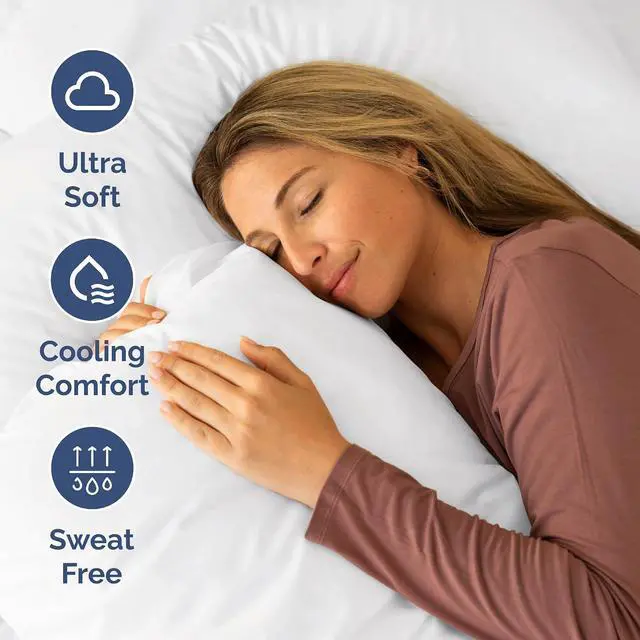 Alt view image 4 of 7 - Short Queen Size 4 Piece Sheet Set - RV Short Queen, Ultra-Soft, Breathable & Cooling Bed Sheets Set with Deep Pockets - Hotel Luxury Bedding for Women & Men - Wrinkle Free & Fade Resistant - White