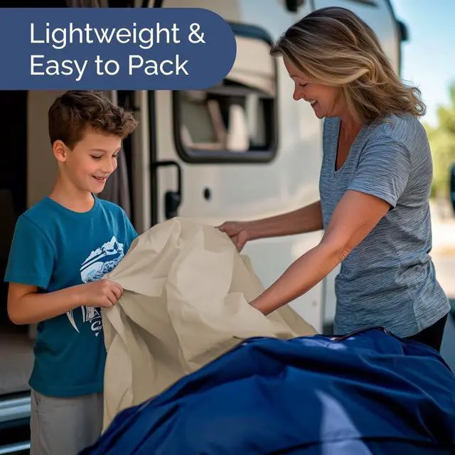 Alt view image 5 of 7 - Short Queen Size 4 Piece Sheet Set - RV Short Queen, Ultra-Soft, Breathable & Cooling Bed Sheets Set with Deep Pockets - Hotel Luxury Bedding for Women & Men - Wrinkle Free & Fade Resistant - Wheat