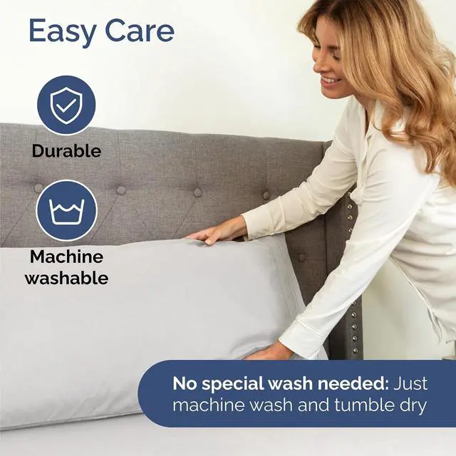 Alt view image 7 of 7 - King Size 4 Piece Sheet Set - Comfy Breathable & Cooling Sheets - Hotel Luxury Bed Sheets for Women & Men - Deep Pockets, Easy-Fit, Soft and Wrinkle Free Sheets - French Grey Oeko-Tex Bed Sheet Set