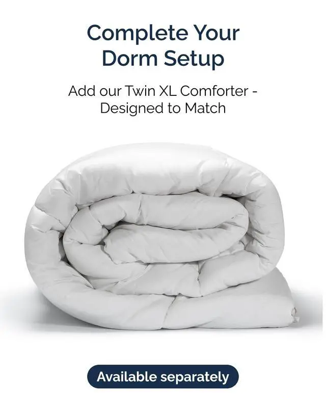 Alt view image 7 of 7 - Duvet Cover Twin/Twin XL Size Set - Extra Soft Twin/Twin XL Duvet Cover 68" x 90" with 1 Pillow Sham for Women, Men, Kids & Teens - Comfy, Easy-Care & Fade Free w/Zipper Closures & Ties (French Grey)