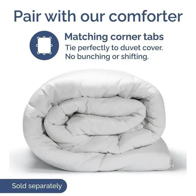Alt view image 7 of 7 - Duvet Cover King Size Set - Extra Soft King Duvet Cover 104" x 90" with 2 Pillow Shams for Women, Men, Kids & Teens - Hotel Luxury, Easy-Care w/Zipper Closures & Ties - Comfy & Breathable (Lavender)