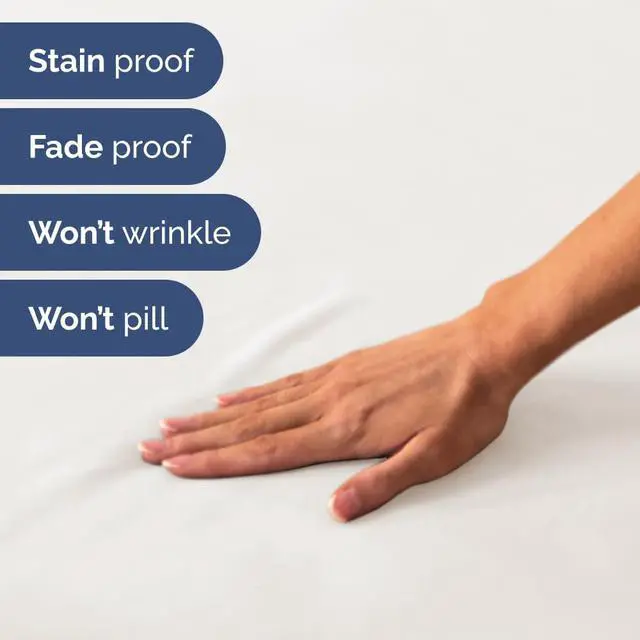 Alt view image 7 of 7 - Short Queen Size 4 Piece Sheet Set - RV Short Queen, Soft, Breathable & Cooling Bed Sheets Set with Deep Pockets - Hotel Luxury Bedding for Women & Men - Wrinkle Free & Fade Resistant - Antique White
