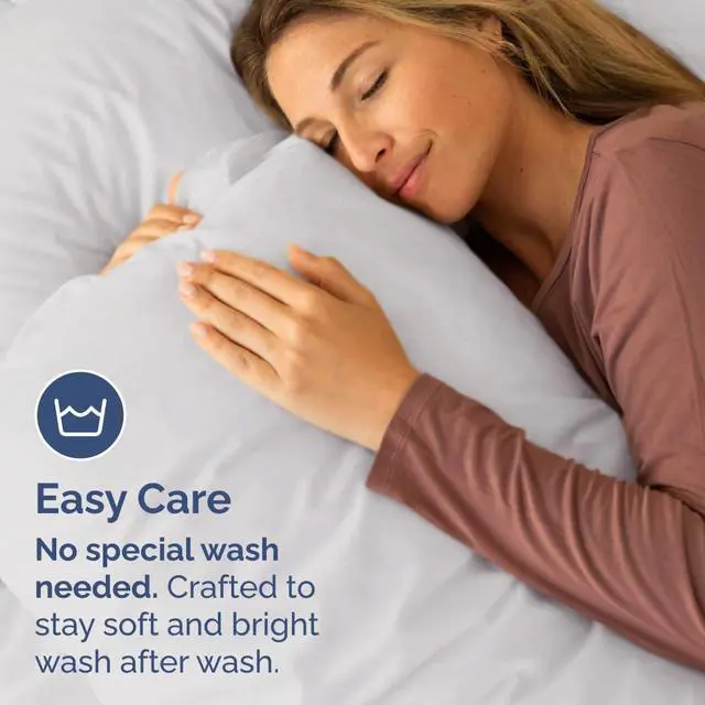 Alt view image 6 of 7 - King Pillow Cases Set of 10 - Ultra Soft Hotel Quality Pillowcase Covers - Comfy, Cozy & Wrinkle Free - Shrink, Stain and Fade Resistant - Machine Washable Pillow Protectors - 10 Pcs Set - French Grey