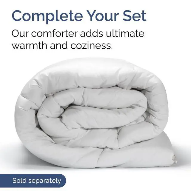 Alt view image 7 of 7 - Full Size 4 Piece Sheet Set - Comfy Breathable & Cooling Sheets - Hotel Luxury Bed Sheets for Women & Men - Deep Pockets, Easy-Fit, Extra Soft & Wrinkle Free Sheets - Charcoal Oeko-Tex Bed Sheet Set