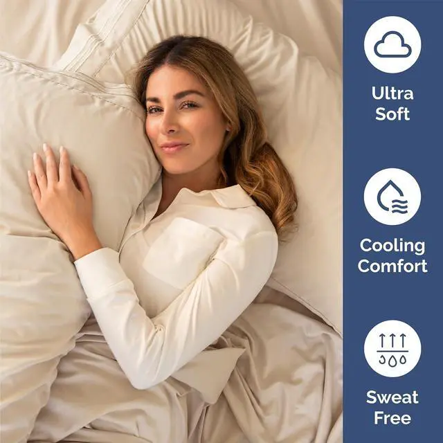 Alt view image 4 of 7 - Queen Size 4 Piece Sheet Set - Comfy Breathable & Cooling Sheets - Hotel Luxury Bed Sheets for Women & Men - Deep Pockets, Easy-Fit, Extra Soft and Wrinkle Free Sheets - Wheat Oeko-Tex Bed Sheet Set