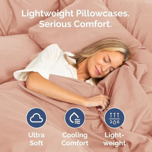 Alt view image 3 of 7 - CGK Unlimited King Size Microfiber Pillowcase Set, 4 Pieces, Mauve