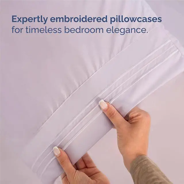Alt view image 6 of 7 - Full Size 4 Piece Sheet Set - Comfy Breathable & Cooling Sheets - Hotel Luxury Bed Sheets for Women & Men - Deep Pockets, Easy-Fit, Soft & Wrinkle Free Sheets - Light Lavender Oeko-Tex Bed Sheet Set