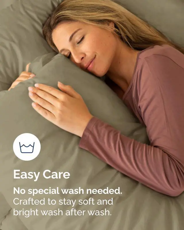 Alt view image 6 of 7 - King Standard Pillow Cases Set of 10 - Ultra Soft Hotel Quality Pillowcase Covers - Comfy & Wrinkle Free - Shrink, Stain and Fade Resistant - Machine Washable Pillow Protectors - 10 Piece Set - Khaki