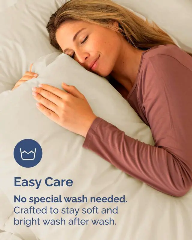 Alt view image 6 of 7 - King Standard Pillow Cases Set of 8 - Ultra Soft Hotel Quality Pillowcase Covers - Comfy & Wrinkle Free - Wrinkle & Fade Resistant - Soft, Machine Washable Pillow Protectors - 8 Piece Set - Off White