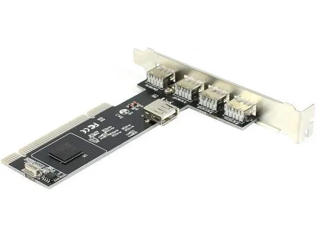 Alt view image 4 of 5 - USB 2.0 4 Ports 480 Mbps High Speed HUB PCI Controller Card Adapter PCI to USB2.0 for Desktop PC Computer Dropship Wholesale