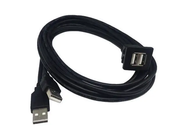 Alt view image 5 of 5 - Paiying 1 Meter USB 2.0 Dual Male To Female Car Dashboard Extension Cable