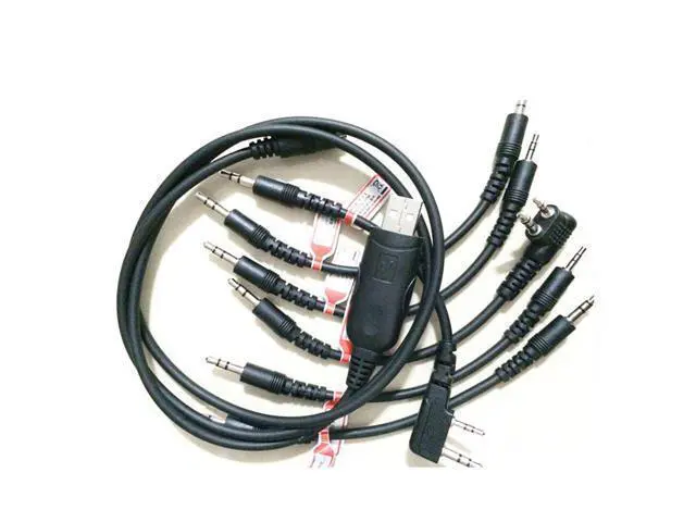 Alt view image 4 of 5 - Paiying 6 in 1 USB Programming Cable for Motorola HYT ICOM BAOFENG KENWOOD YAESU Radio