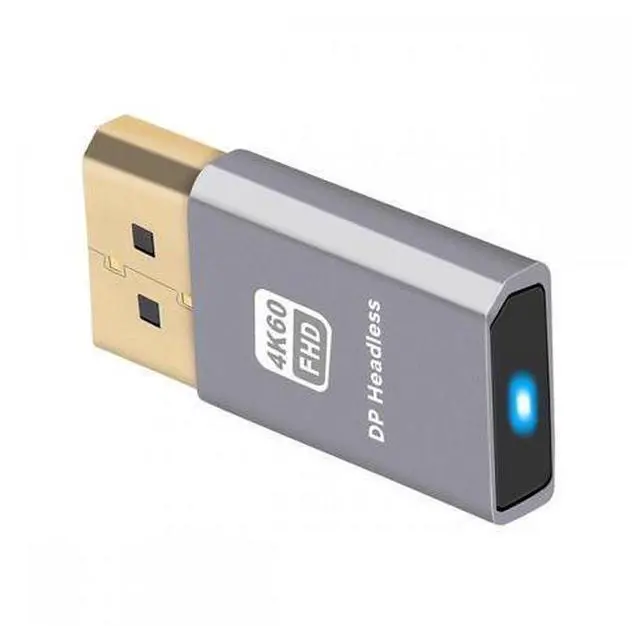 Main image of CY 4K@60Hz DP Virtual Display Displayport Active Adapter Dummy Plug Headless Ghost Emulator 1080p@120Hz