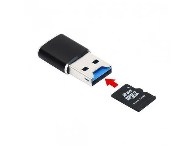 Alt view image 5 of 6 - Xiwai CY U3-051+UC-053 USB 3.0 to Micro SD SDXC TF Card Reader with Micro Type-C USB-C OTG Adapter for Tablet / Cell Phone