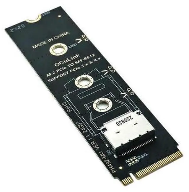 Main image of M.2 NVMe PCIe to Oculink Female Dock SFF-8612 Adapter M.2 Mkey Nvme to Oculink SFF-8611 SFF-8612 Adapter-AB01