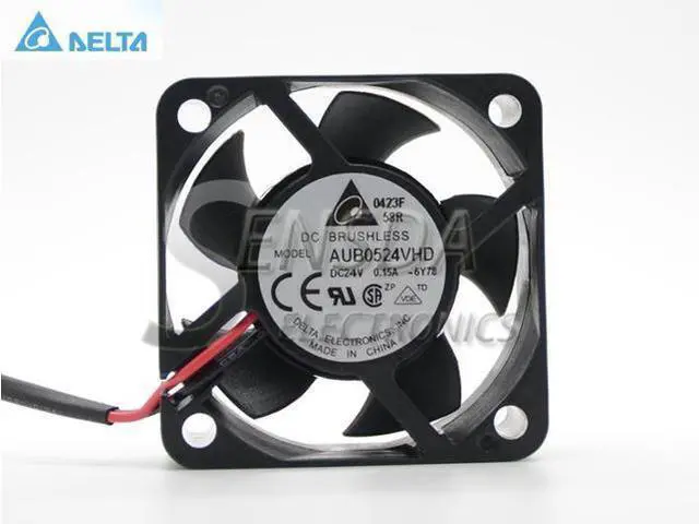Main image of for delta AUB0524VHD 5020 50mm 5CM DC 24V 0.15A the Server inverter PC Case Cooling fan