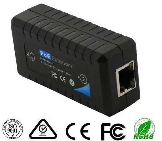 Main image of 1 Port PoE Extender 10/100M IEEE802.3af Transmission 120M For Ethernet IP Camera