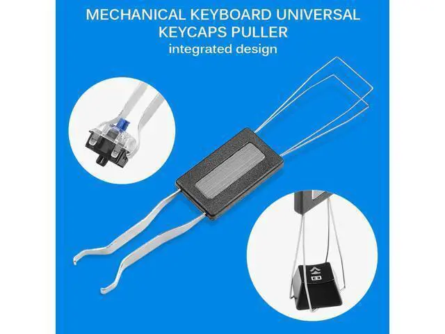 Alt view image 3 of 6 - Useful Keyboard Keycap Puller Remover With Unloading Steel Cleaning Tool Keyboards Key Cap Fixing Tool Fixing Cleaning Key Cap