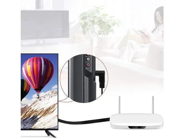 Alt view image 3 of 7 - Lemeng 1FT Flat Slim Down 90 Degree HDMI Type A Male to Male High Speed Cable